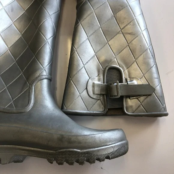 Sperry 'Pelican Tall Quilted" Rainboots Size 6 - Picture 4 of 8